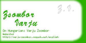 zsombor varju business card